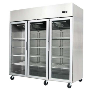 EFI C3-78GDSVC 78" 3-Door Glass Reach-In Refrigerator