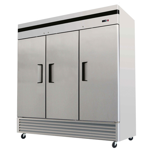 EFI C3-82VC 82" 3-Door Solid Reach-In Refrigerator
