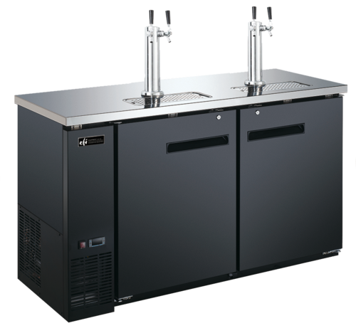EFI CBBDD2-60CC 60" 2-Door Beer Dispenser Refrigerator