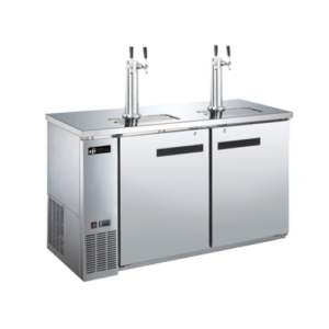 EFI CBBSDD2-60CC 60" 2-Door Beer Dispenser Refrigerator (Stainless)
