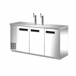 EFI CBBSDD3-72CC 72" 3-Door Beer Dispenser Refrigerator (Stainless)