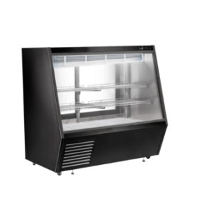 EFI CDCBS-60 60" Straight Glass 2 Door Floor Refrigerated Deli Case