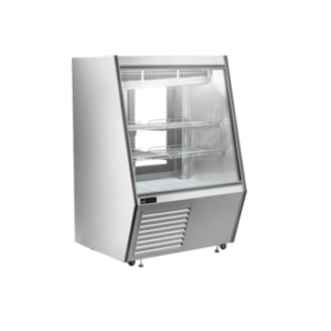 EFI CDCSS-36 36" Straight Glass 2 Door Floor Refrigerated Deli Case