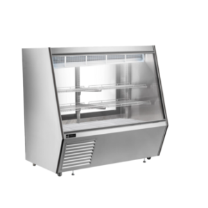EFI CDCSS-60 60" Straight Glass 2 Door Floor Refrigerated Deli Case