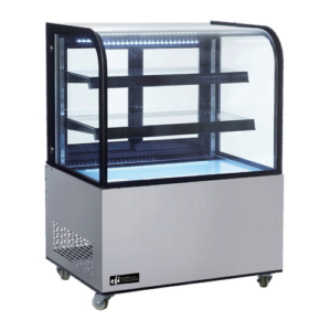 EFI CGCM-3648 36" Curved Glass Floor Refrigerated Bakery Case