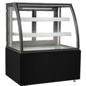 EFI CGCM-5947 59" Curved Glass Floor Refrigerated Bakery Case