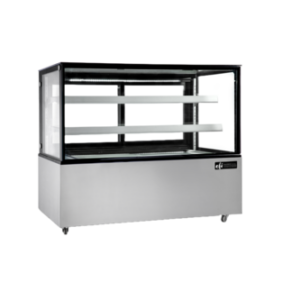 EFI CGSM-7348 72" Straight Glass Floor Refrigerated Bakery Case