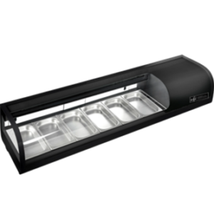EFI CSCM-6113 60" Self Contained Curved Glass Sushi Case
