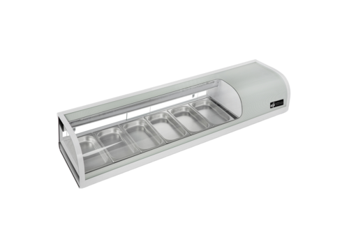 EFI CSCM-6113S 60" Self Contained Curved Glass Sushi Case
